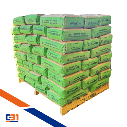 PALLET 64 Uni CEMENTO TRANSEX 25KG