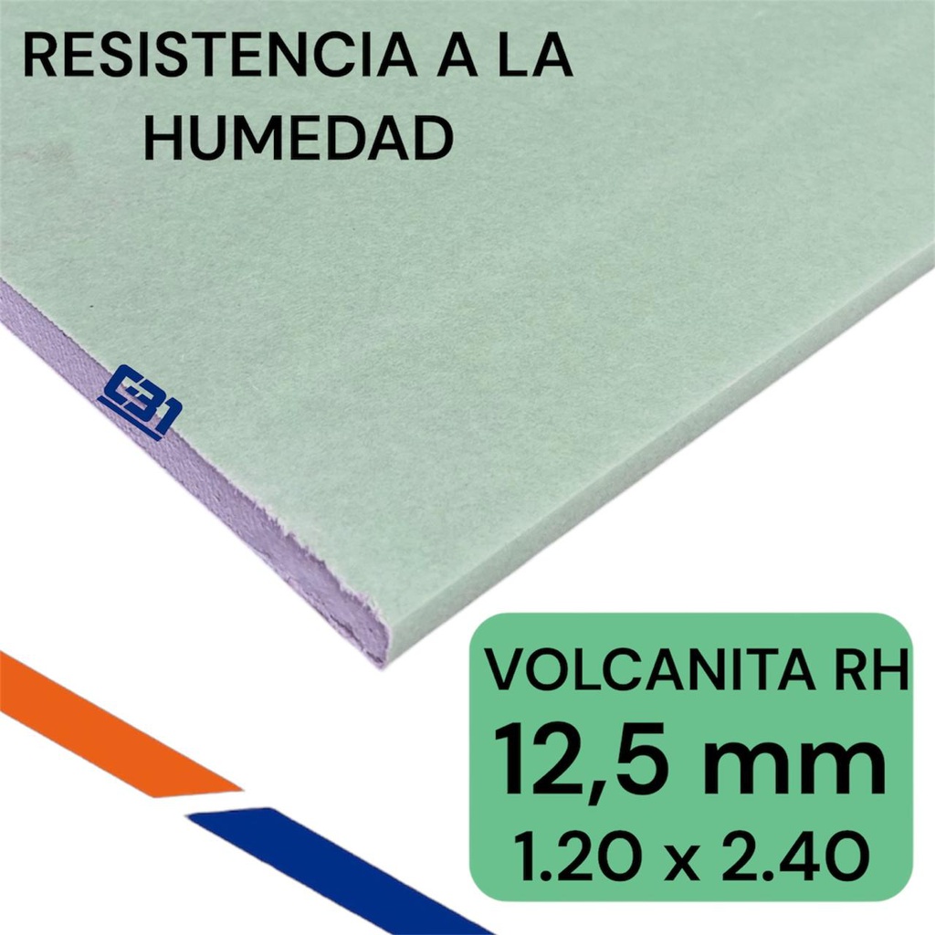 VOLCANITA RH 12.5MM 1.20X2.40MT VERDE