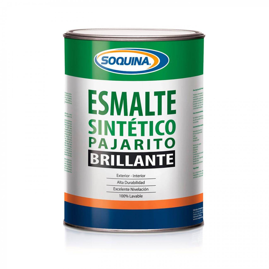 ESMALTE SINTETICO BLANCO GL SOQUINA