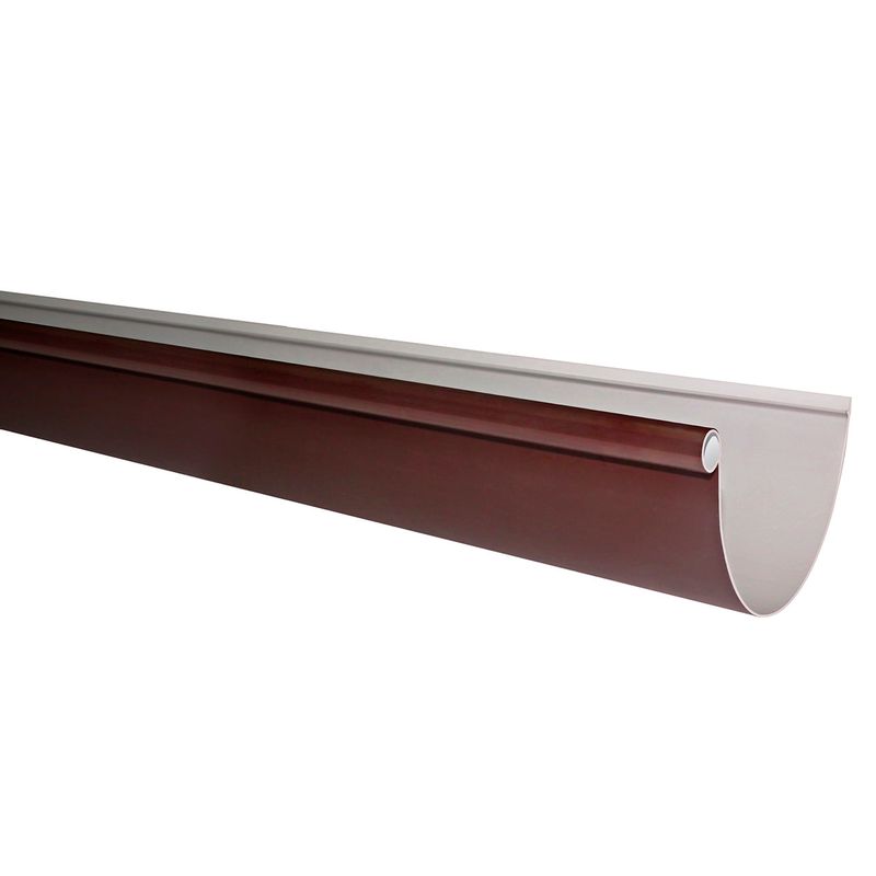 CANALETA PVC MARRON 4MT VINILIT