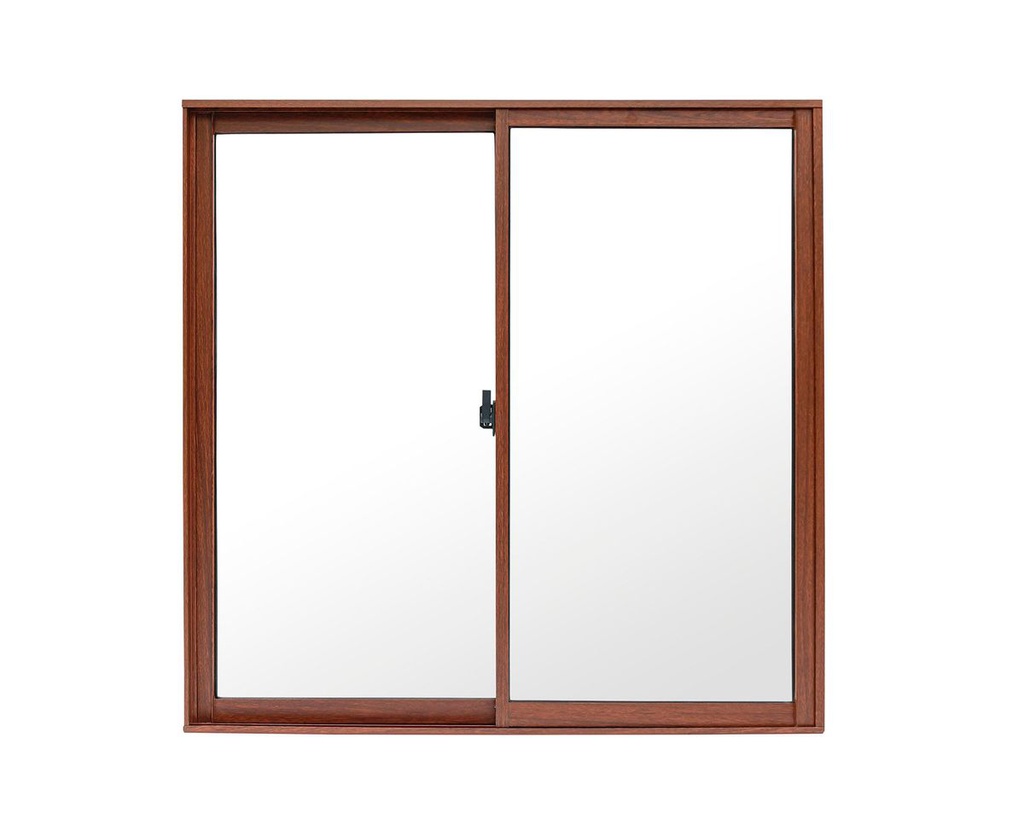 VENTANA ALUMINIO MADERA 1x1MT