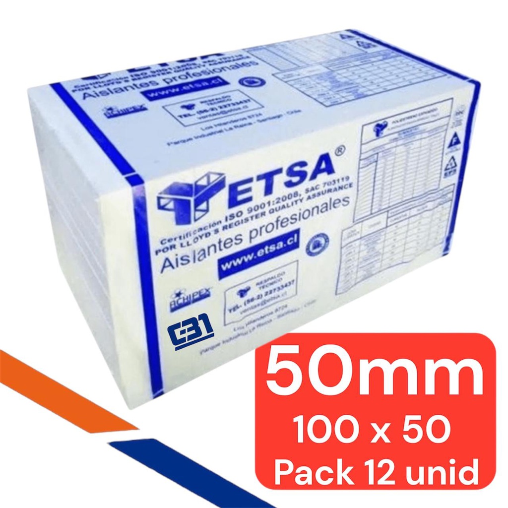 AISLAPOL 50MM 1x0.50MT PAQUETE