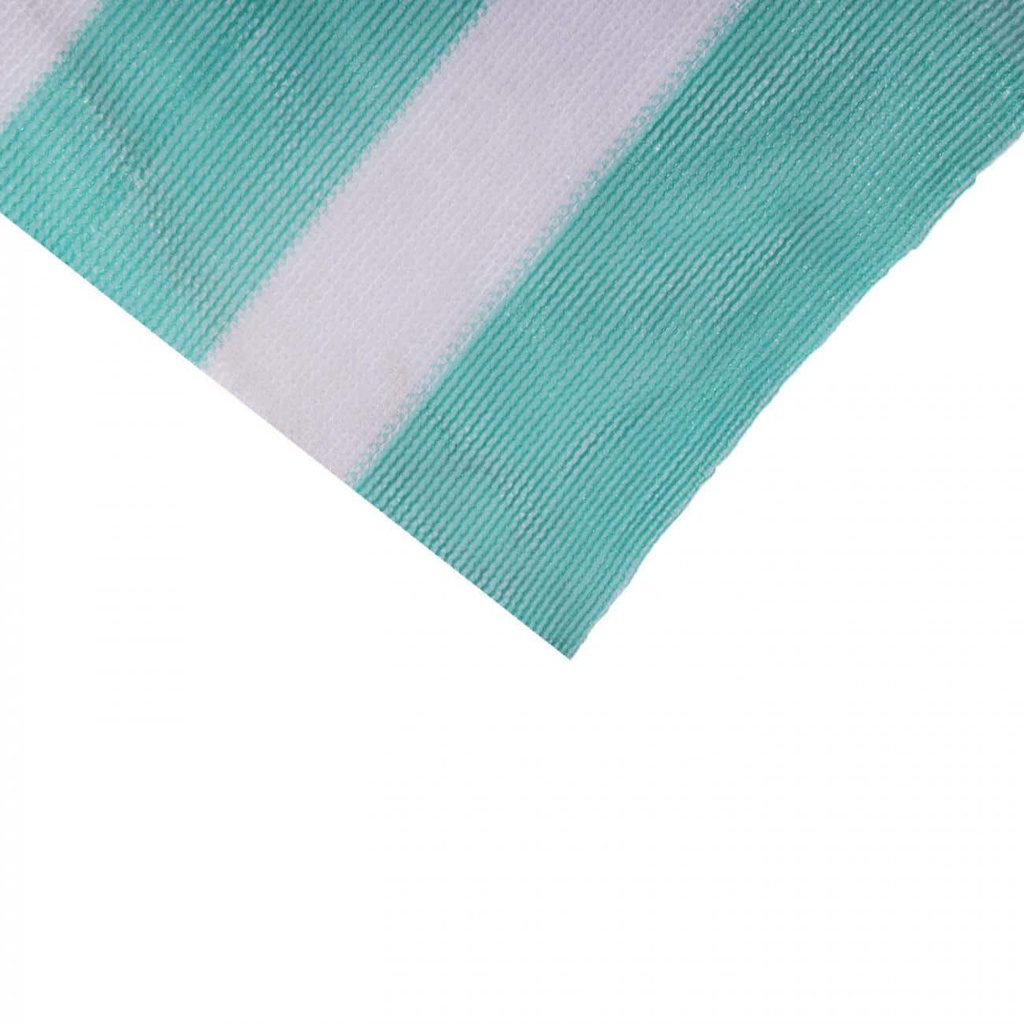 1MT MALLA RASCHEL 1X2.10MT VERDE/BLANCO