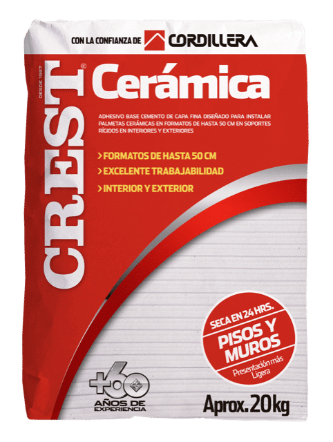 Adhesivo Crest Ceramica 20kg