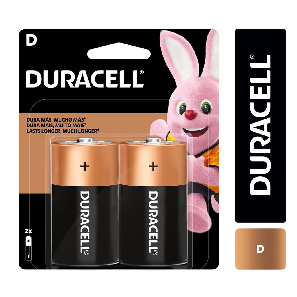 PILA DURACELL D 2UND