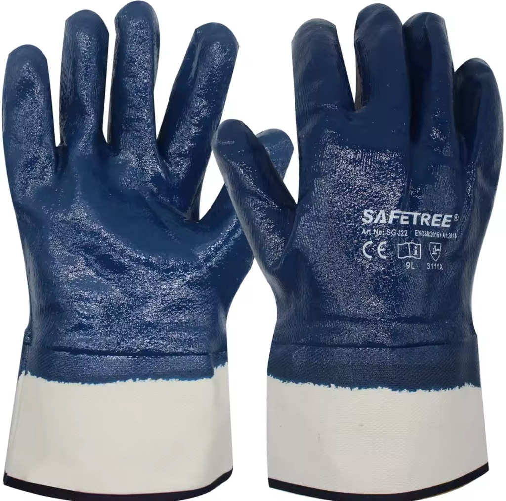 GUANTES NITRILO AZUL FIERRO
