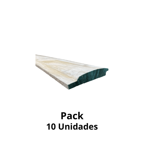 Tabla Medialuna (Pack 10 Unidades) 1x4  3.20MT