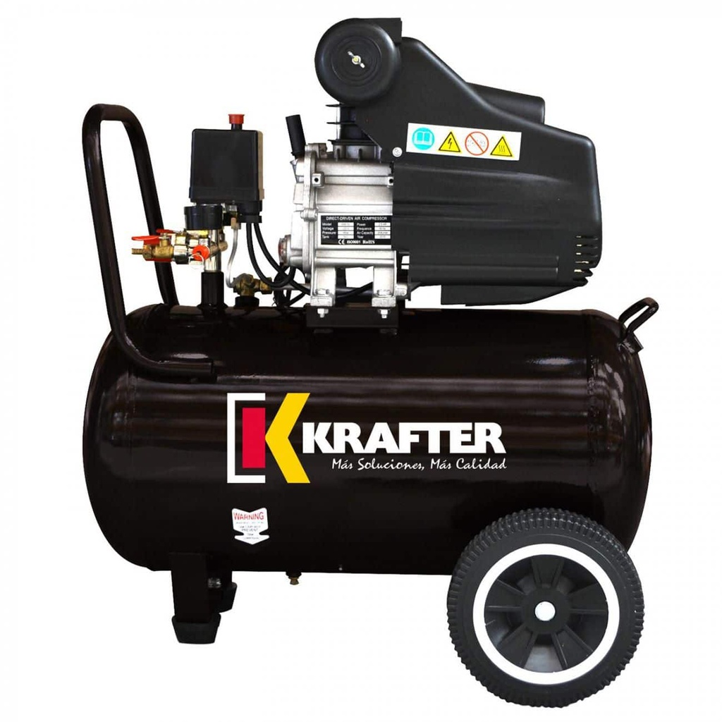 COMPRESOR DE AIRE 50LT 2.5HP KRAFTER