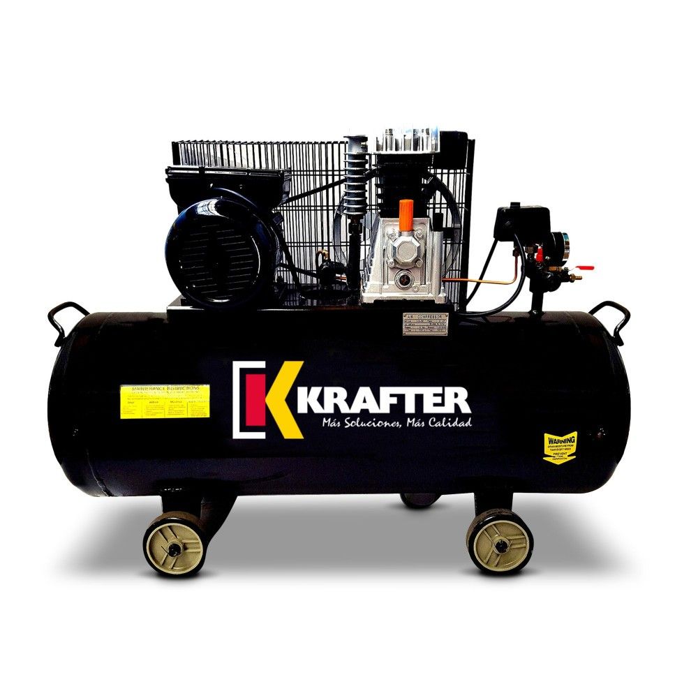 COMPRESOR DE AIRE 200LT 3HP KRAFTER