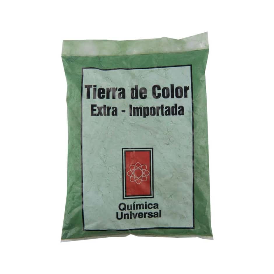 TIERRA COLOR VERDE 1KG QUIMICA UNIVERSAL