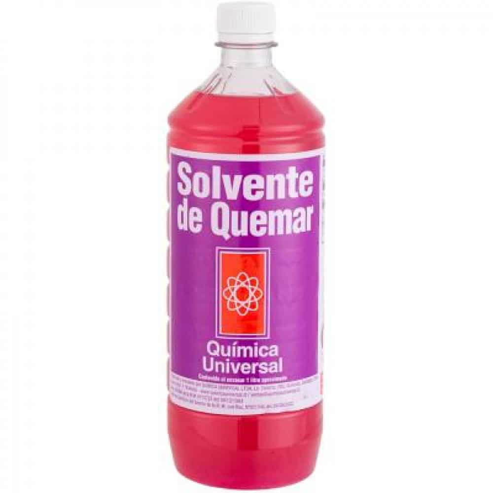 SOLVENTE DE QUEMAR 1LT QUIMICA UNIVERSAL