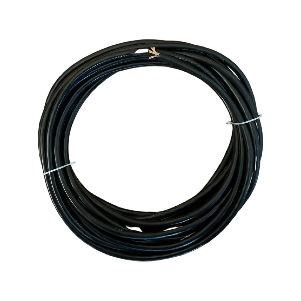 CORDON NEGRO 3 X 1.5MM ROLLO 20MT H05VV-F ( Cable )