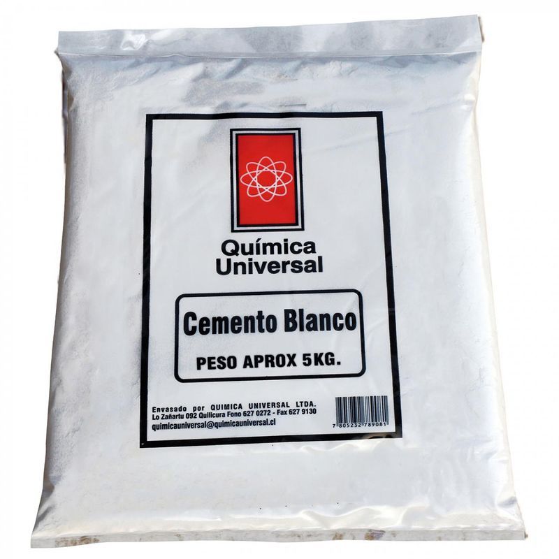 BOLSA 5KG CEMENTO BLANCO QUIMICA UNIVERSAL