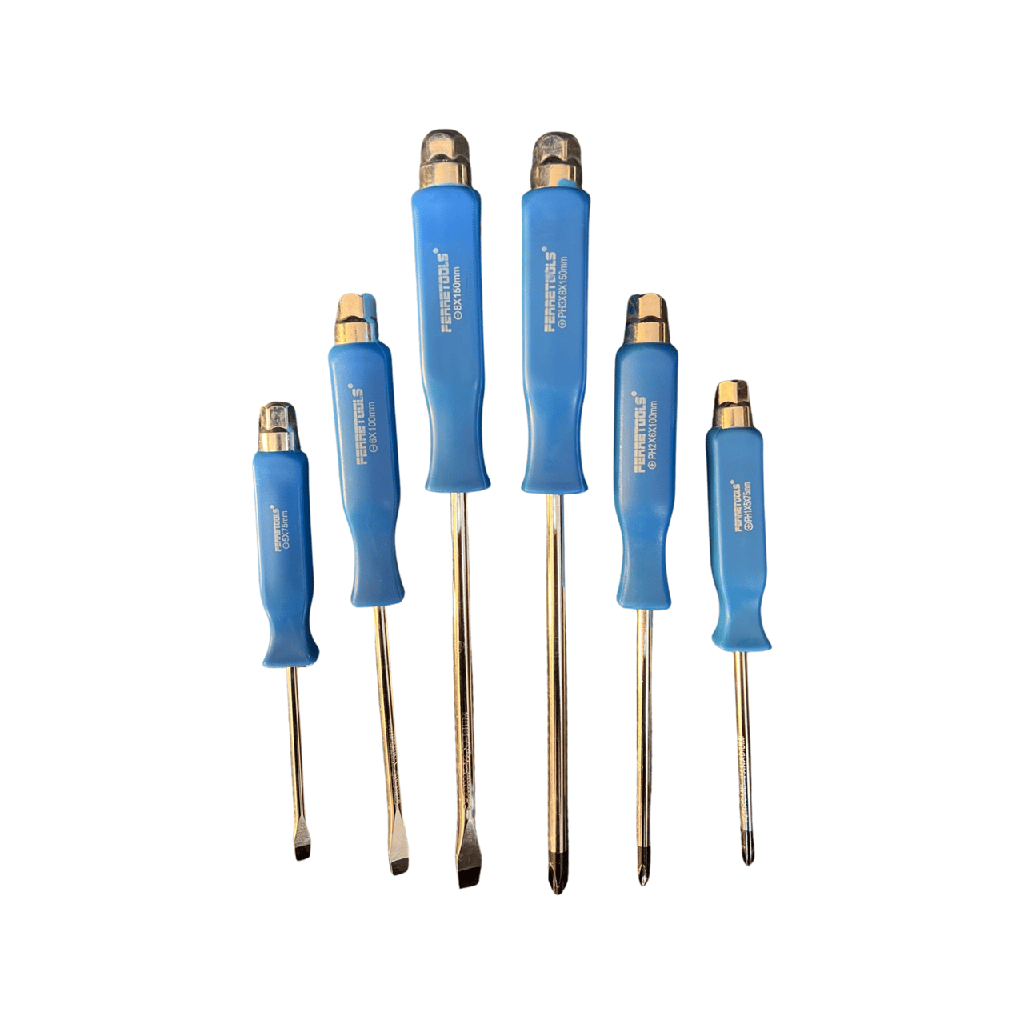 SET DESTORNILLADORES 6PCS FERRETOOLS F2641