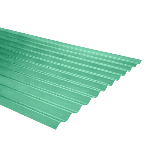 Plancha Fibra Vidrio Acanalada 3MT Verde