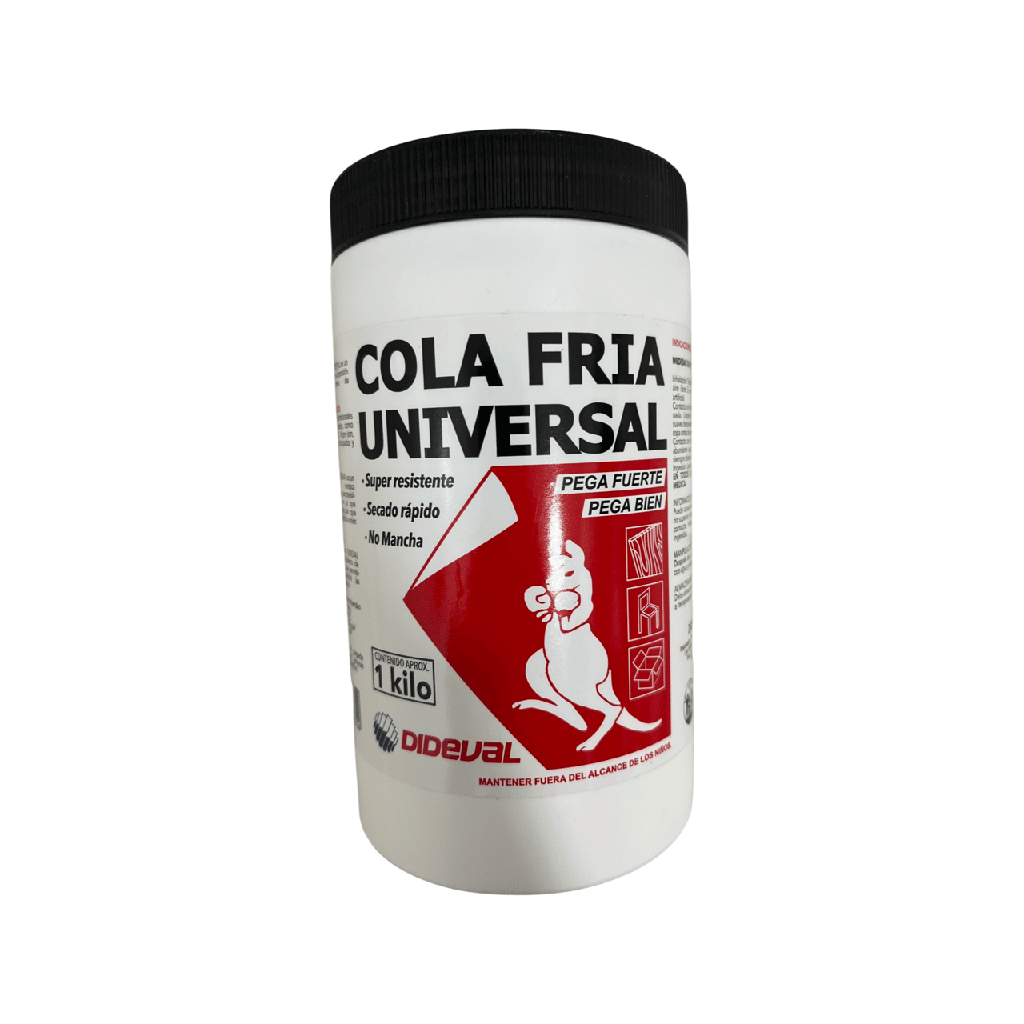 COLA FRIA UNIVERSAL POTE 1KG DIDEVAL