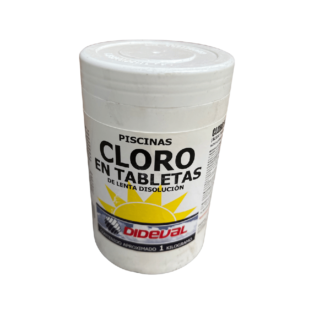 CLORO EN TABLETAS POTE 1KG DIDEVAL