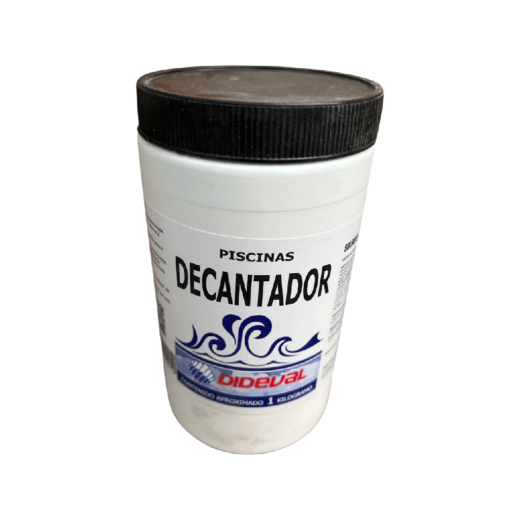 DECANTADOR DE PISCINAS POTE 1KG DIDEVAL