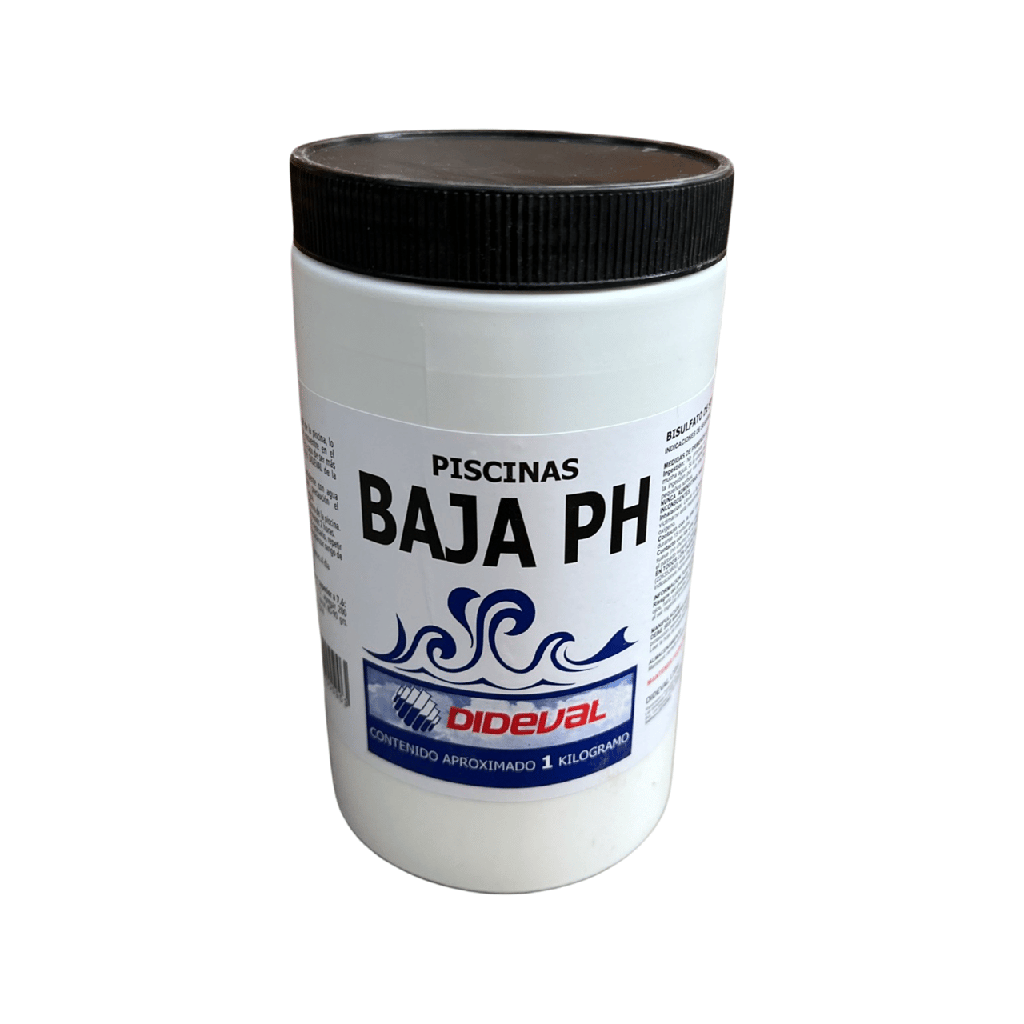 BAJA PH PARA PISCINAS POTE 1KG DIDEVAL