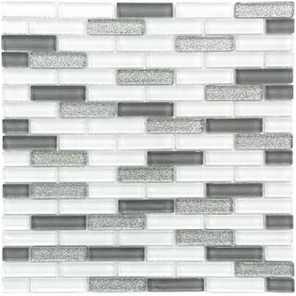 MALLA MOSAICO VIDRIO BLANCO ESCARCHA 30X30 DECORALIA