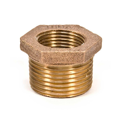 NIPLE BRONCE HI - HE 1/2 x 3/4&quot; (G321)