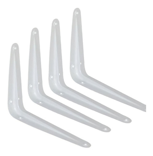 ESCUADRA REPISA BLANCA 3X4&quot; Y00004 PACK 4und