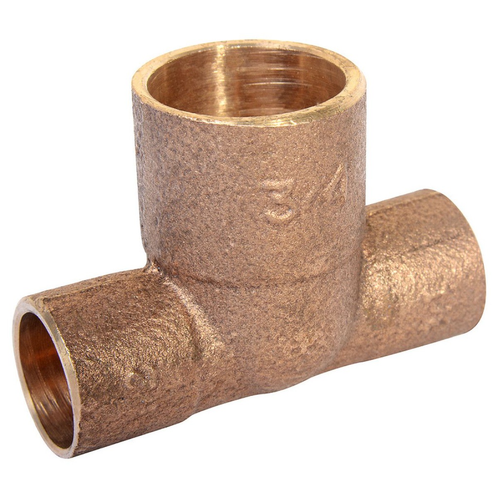 TEE BRONCE SO-SO-SO 1/2&quot; x 1/2&quot; x 3/4&quot; (G332)