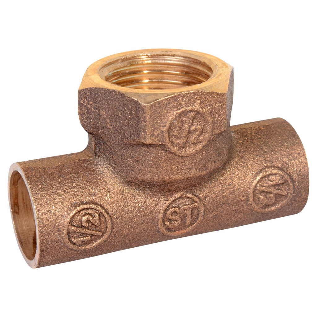 TEE BRONCE SO-SO-HI  1/2&quot; x 1/2&quot; x 1/2&quot; (G334)