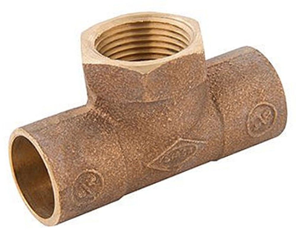 TEE BRONCE SO-SO-HI  3/4&quot; x 3/4&quot; x 1/2&quot; (G337)