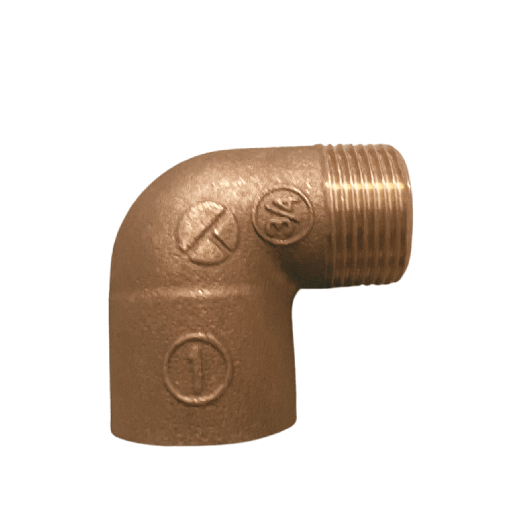 CODO BRONCE SO-HE 1 X 3/4&quot; (G384)