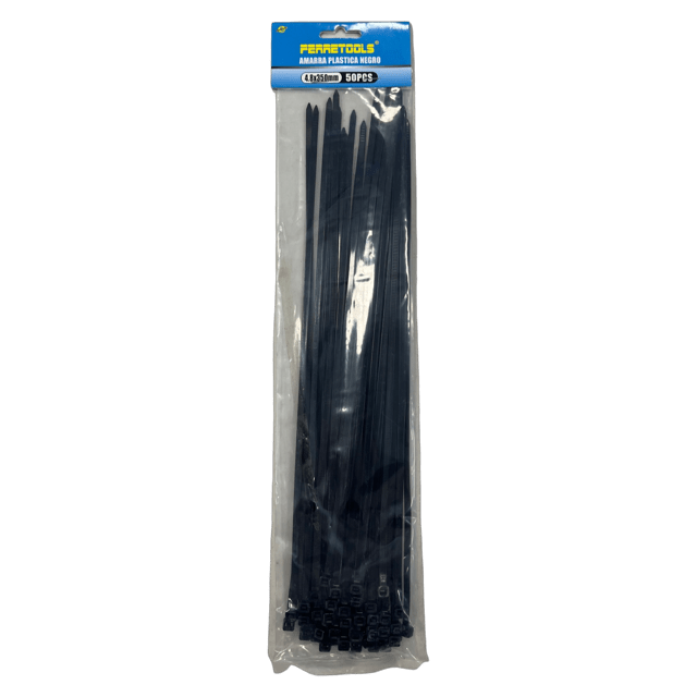 AMARRAS PLASTICAS NEGRAS 4.8X350MM (50UND) F2698