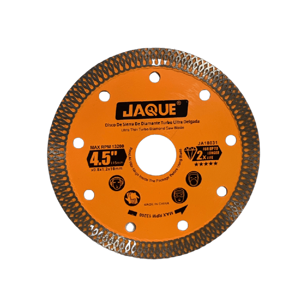 DISCO PARA MADERA ULTRA FINO 4 1/2&quot; JAQUE