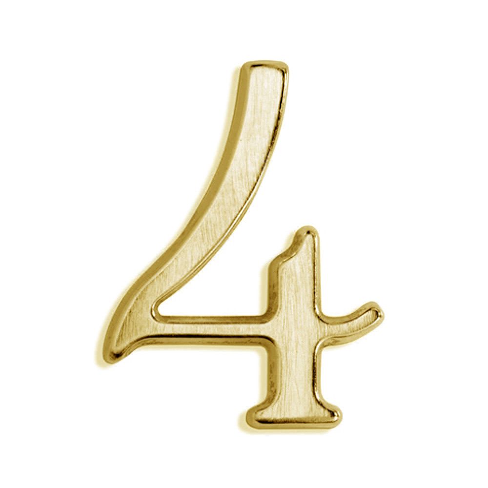 NUMERO PARA CASAS BRONCE N° 4