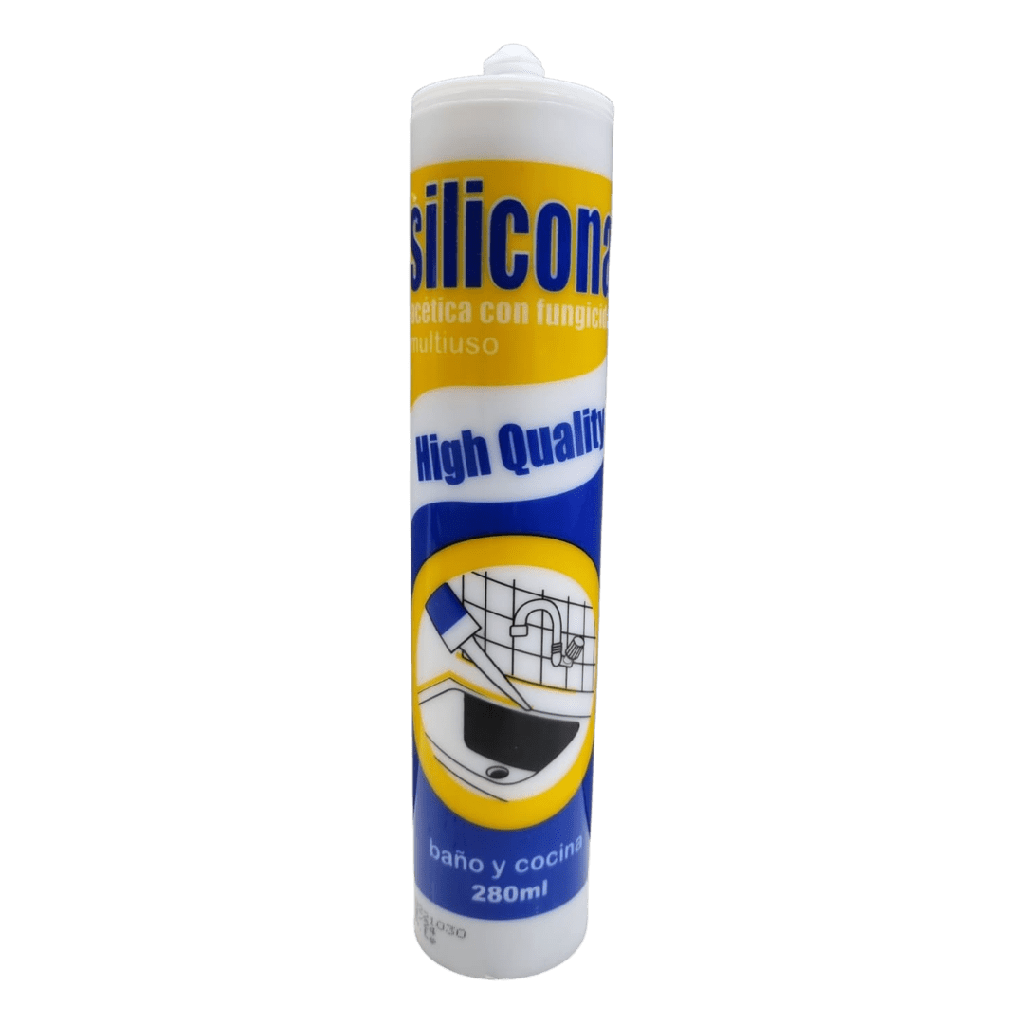 SILICONA ACETICA BAÑO Y COCINA TRANSPARENTE PATEL 280ML