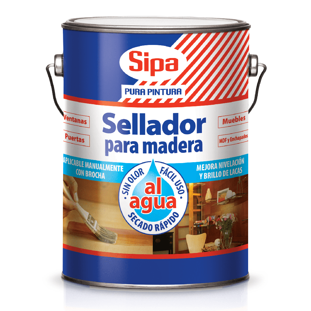 SELLADOR PARA MADERA AL AGUA GALON SIPA