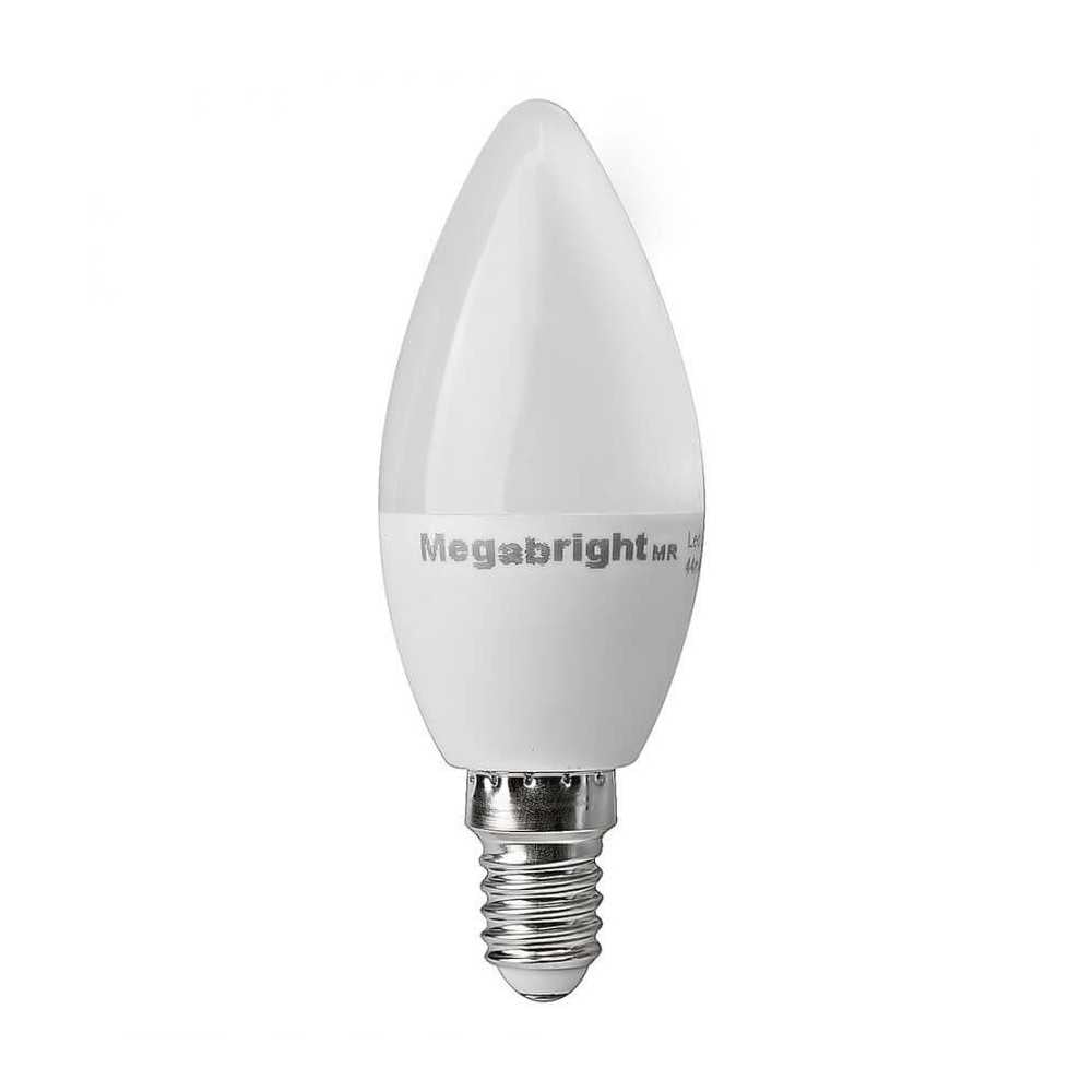 AMPOLLETA LED VELA 5W/3000K E27 LUZ CALIDA MEGABRIGHT