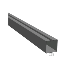 [1150] DC CANAL CORREDERA U30 x 1.5MM x 6MT