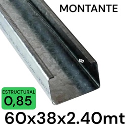 [1520] METALCON MONTANTE 60X2.4MT 0.85MM C 2x3