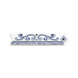 [CEN19] CENEFA RAVENA BLUE 5.5X26CM LISTEL