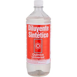 [T13] DILUYENTE SINTETICO 1LT QUIMICA UNIVERSAL