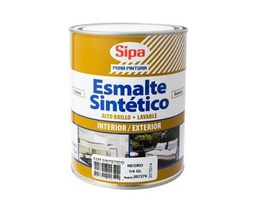 [P115] ESMALTE SINTETICO NEGRO 1LT SIPA