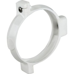 [g230] ABRAZADERA TUBO PVC BLANCO