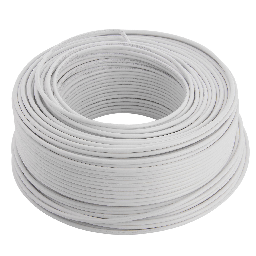 [E153] Alambre Eléctrico Genlis Nya 2.5mm 100mt Blanco (Cable)