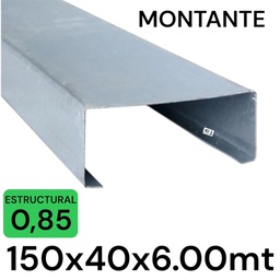 [1519] METALCON MONTANTE 150X6MT 0.85MM C 2x6