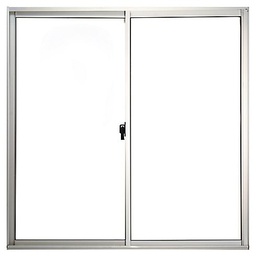 [2500] VENTANA ALUMINIO 1X1MT MATE