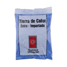 [T63] TIERRA COLOR AZUL 1/2KG QUIMICA UNIVERSAL