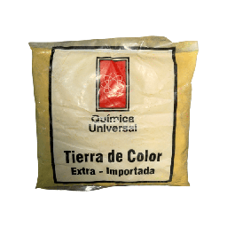 [T64] TIERRA COLOR AMARILLA ( OCRE )1/2KG QUIMICA UNIVERSAL
