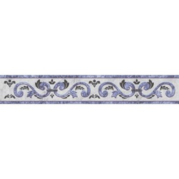 [CEN38] CENEFA NIZA AZUL 5.7X35CM LISTEL