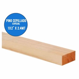 [5566] PINO CEPILLADO 1X2&quot; MEDIDA ESPECIAL 2.4MT