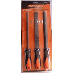 [H128] JUEGO ESCOFINAS 8&quot; 3PCS  MAKAWA